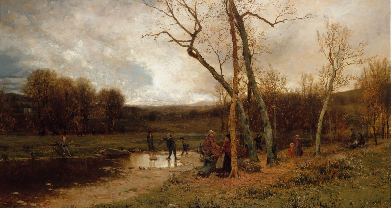 Sábado à tarde, 1875. de Jervis McEntee