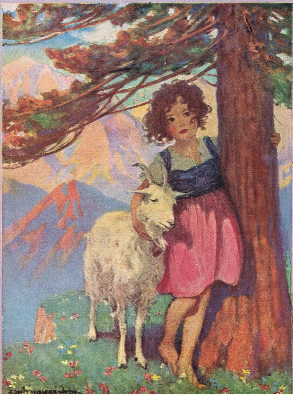 Heidi (cor litho) de Jessie Willcox Smith