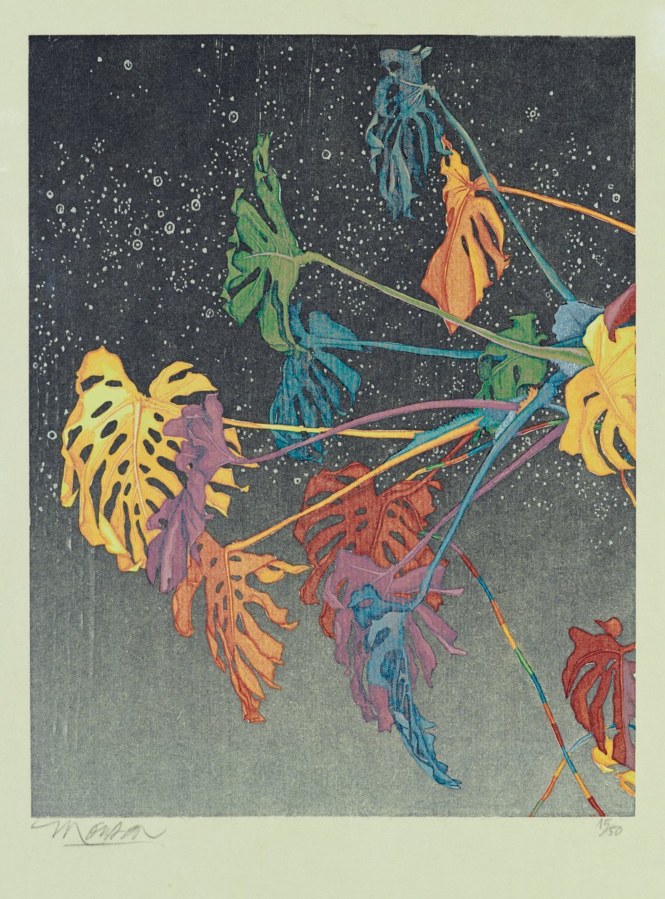 Díptico A, 2011 (xilogravura) de Jim Monson