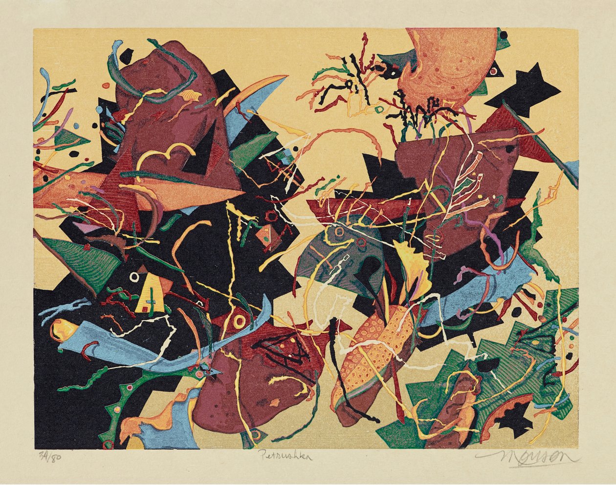 Petrushka, 2000 (xilogravura) de Jim Monson