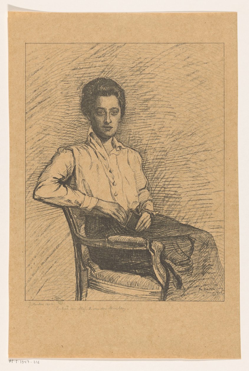 Retrato de B. van der Meulen de Jo Koster