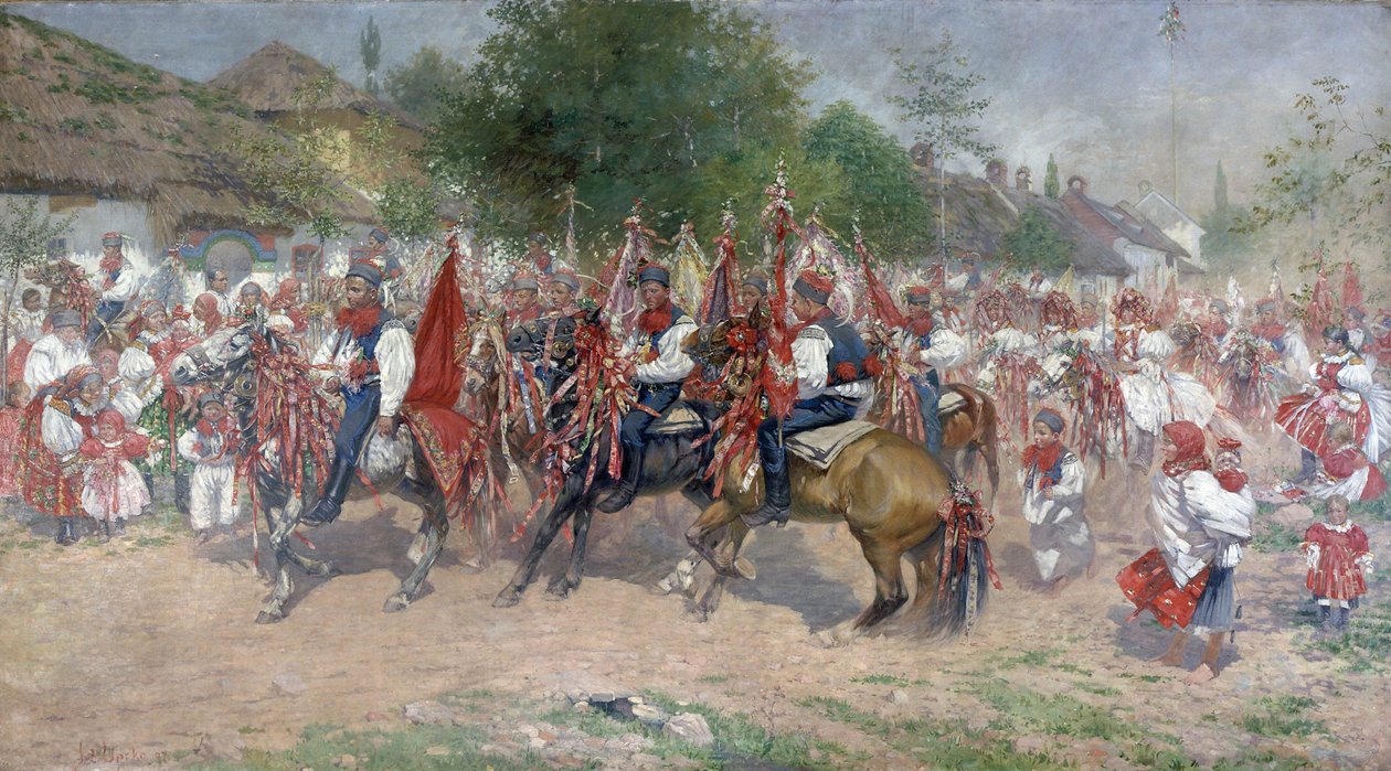 Equitação dos reis Čeština de Joža Uprka