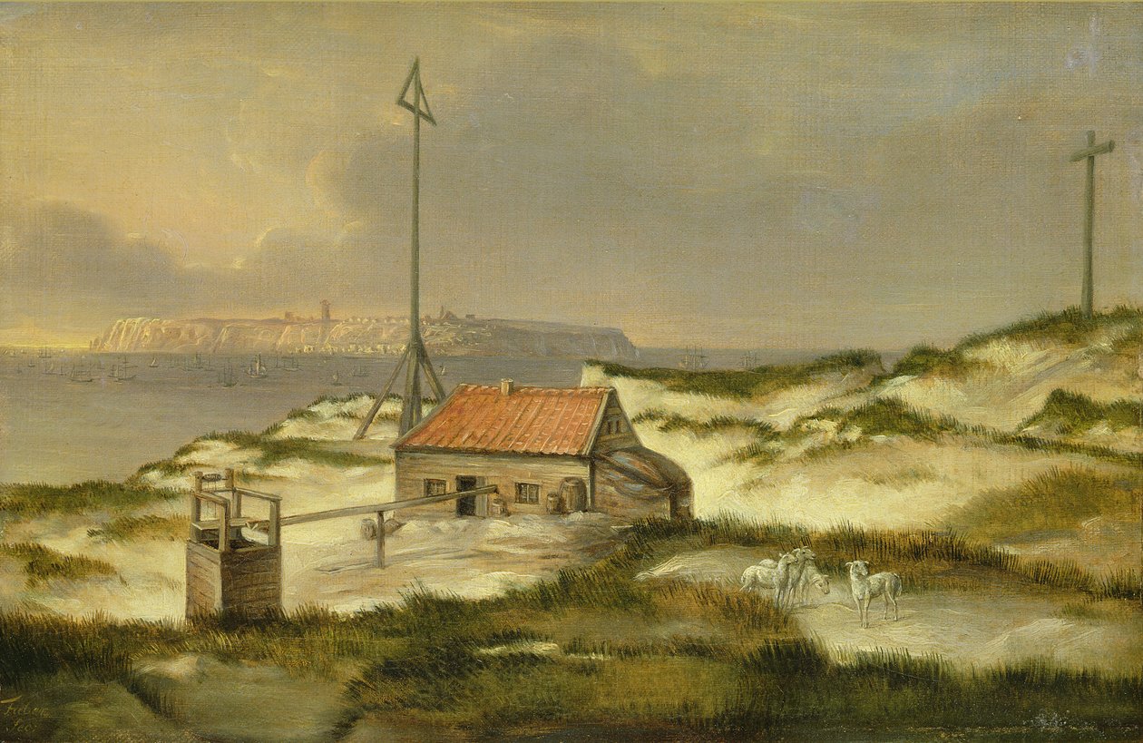 As dunas de Helgoland, 1815 de Joachim Faber