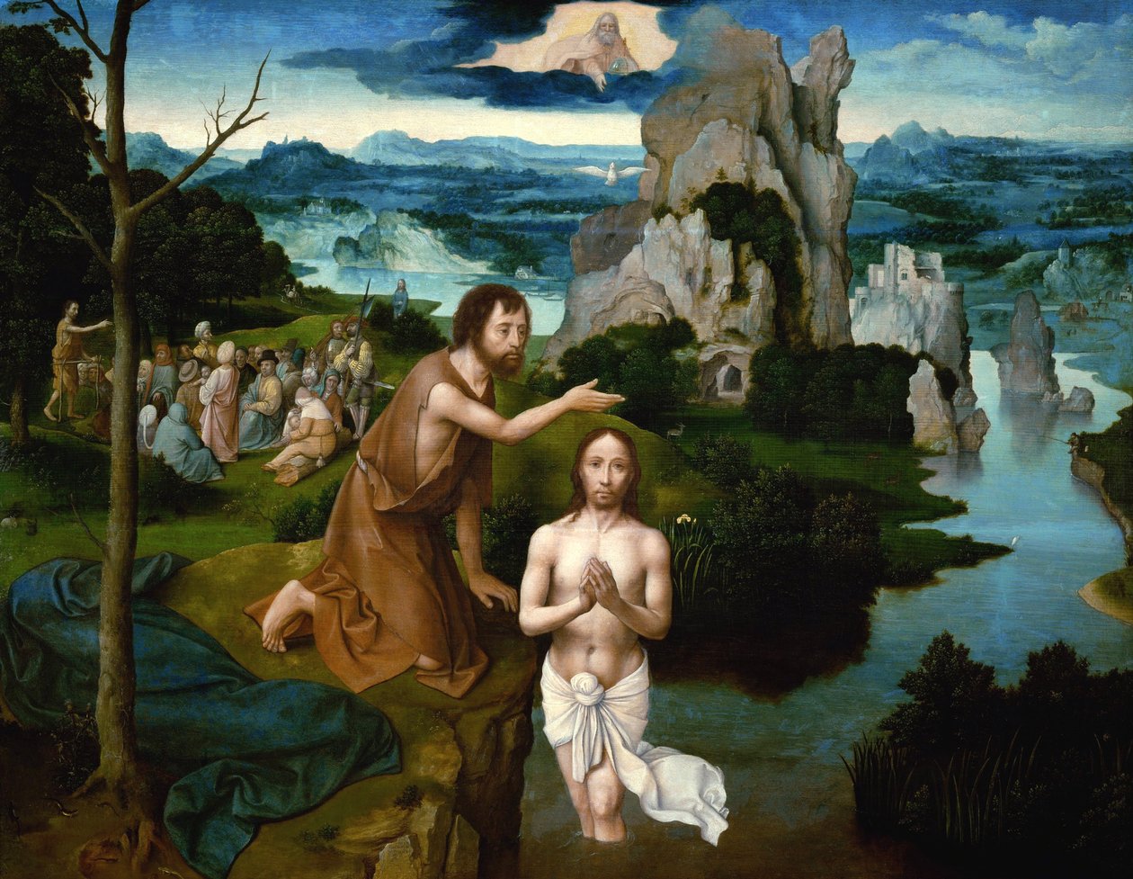 O batismo de cristo de Joachim Patinir