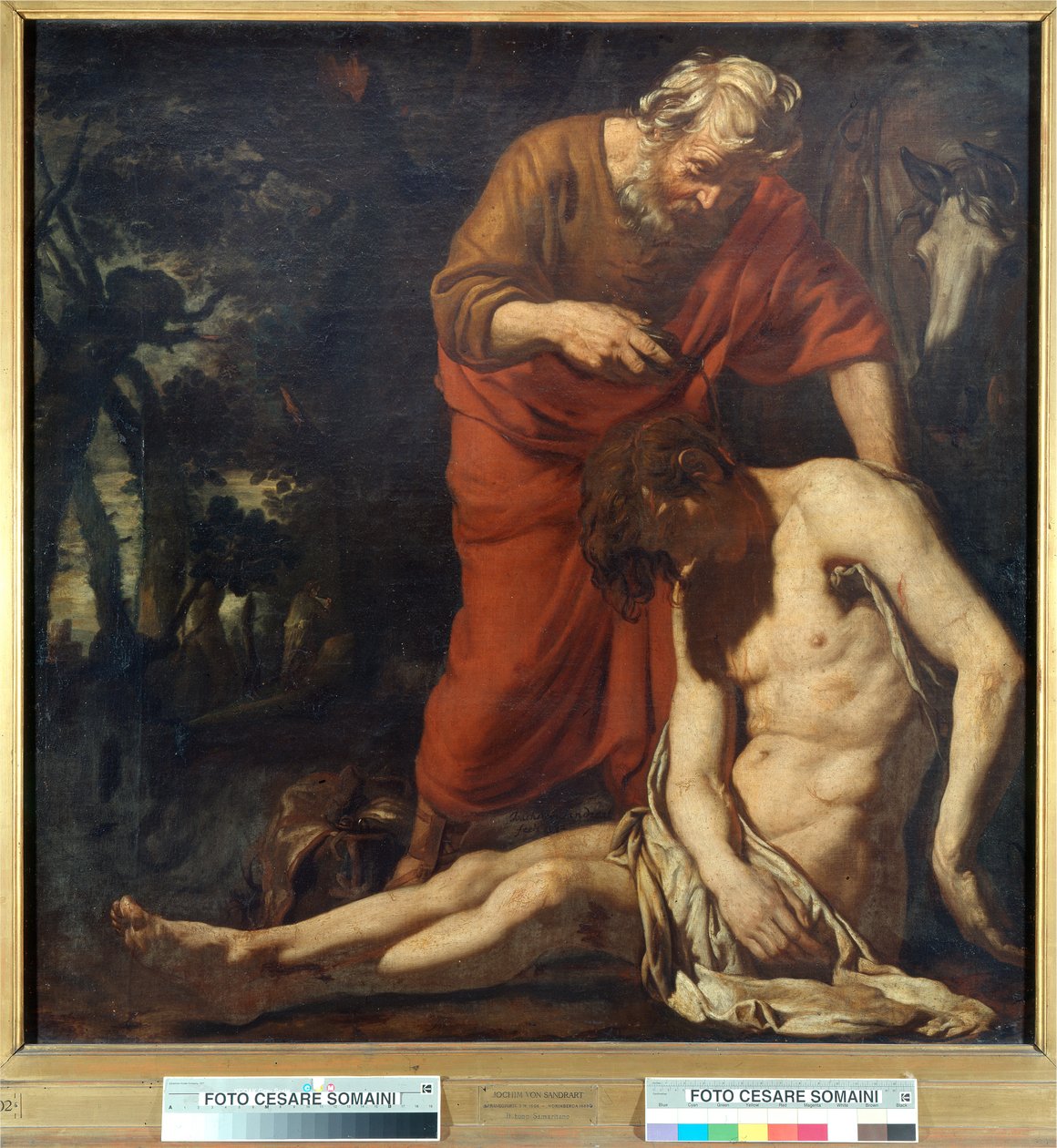 O bom samaritano de Joachim von Sandrart