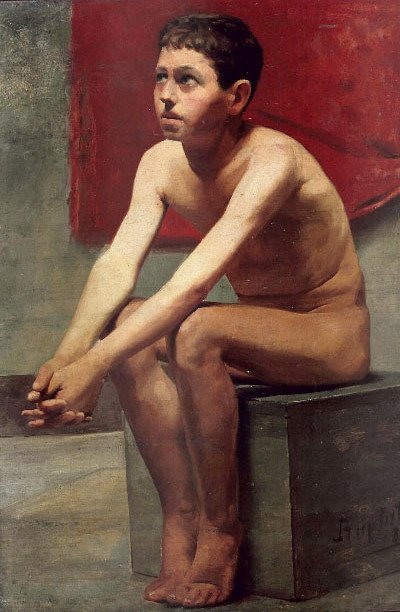 Nu de meninon de Joao Batista da Costa