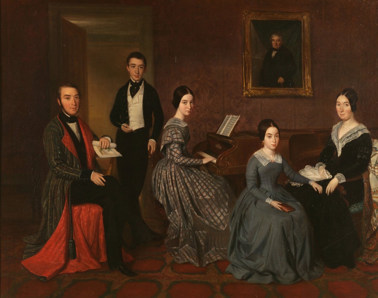 A familia de Jorge Flaquer de Joaquim Espalter