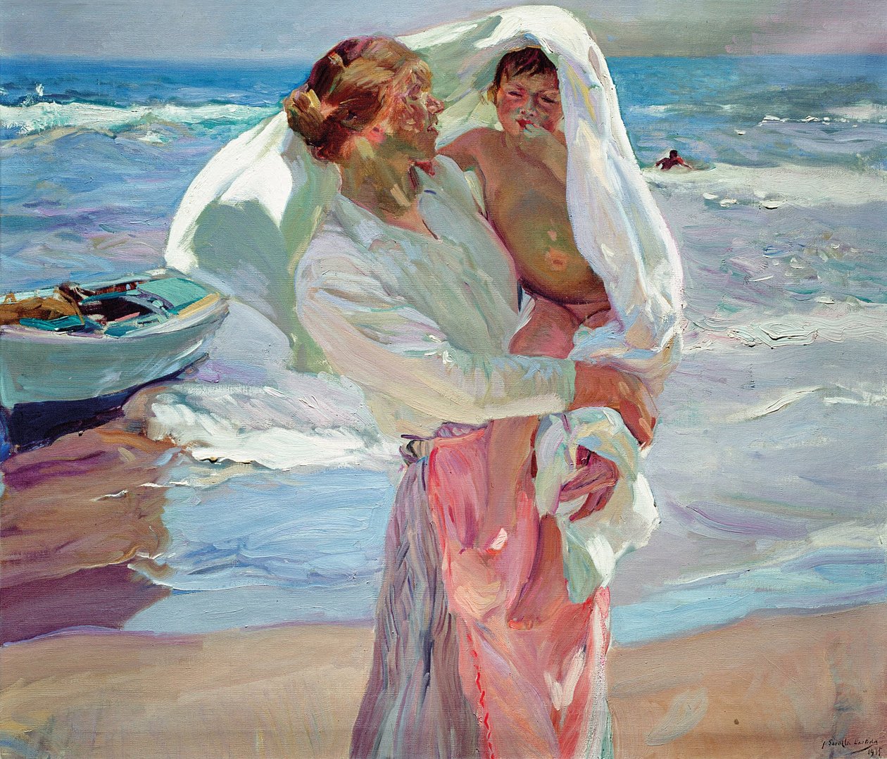 Depois do banho de Joaquín Sorolla