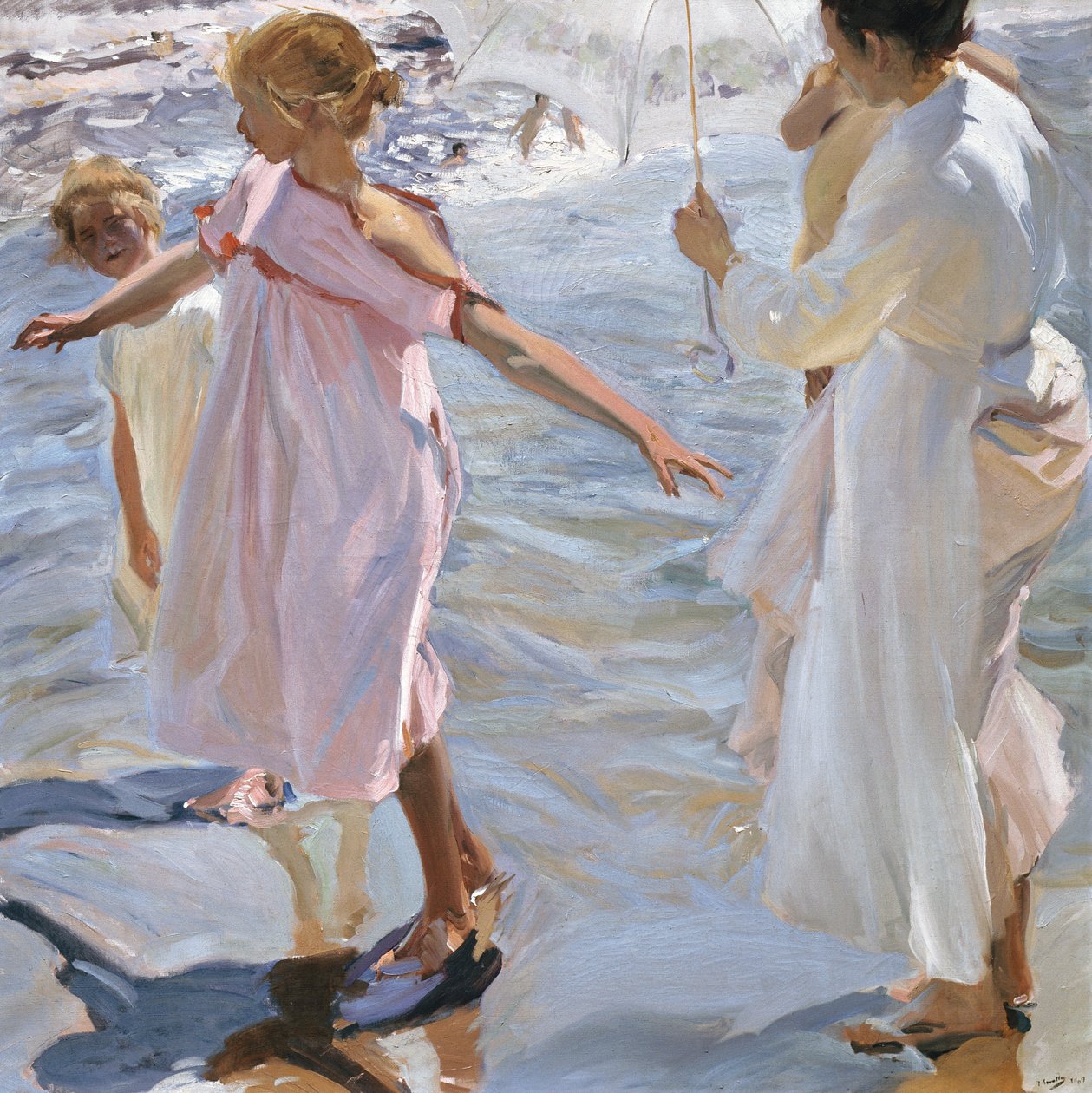 Hora de um banho, Valência de Joaquín Sorolla