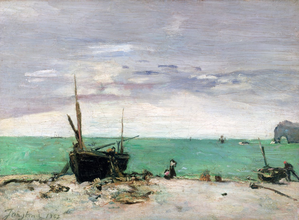 Etretat, 1865 de Johan Barthold Jongkind