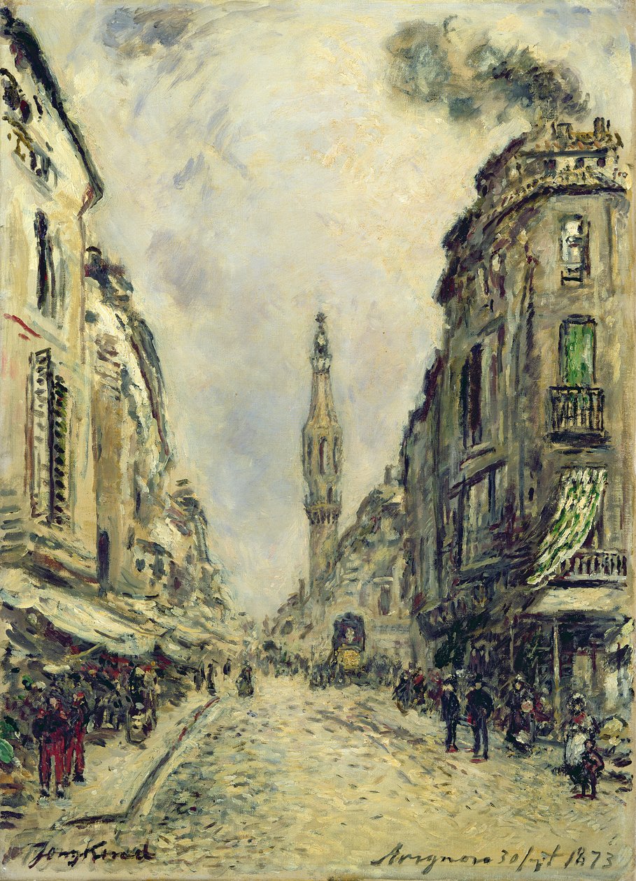 Avignon, 1873 de Johan Barthold Jongkind