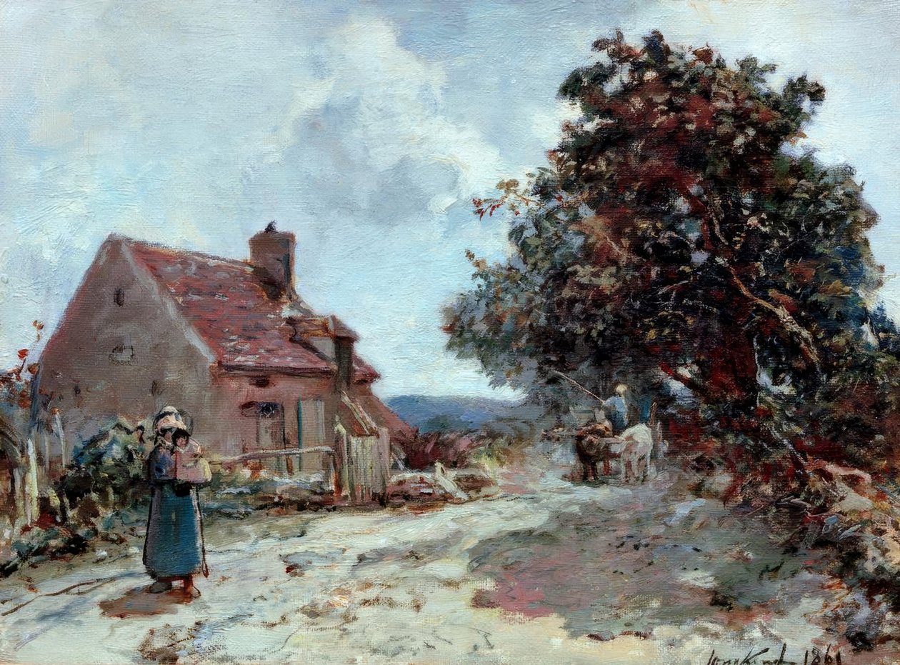 Em torno de Nevers de Johan Barthold Jongkind