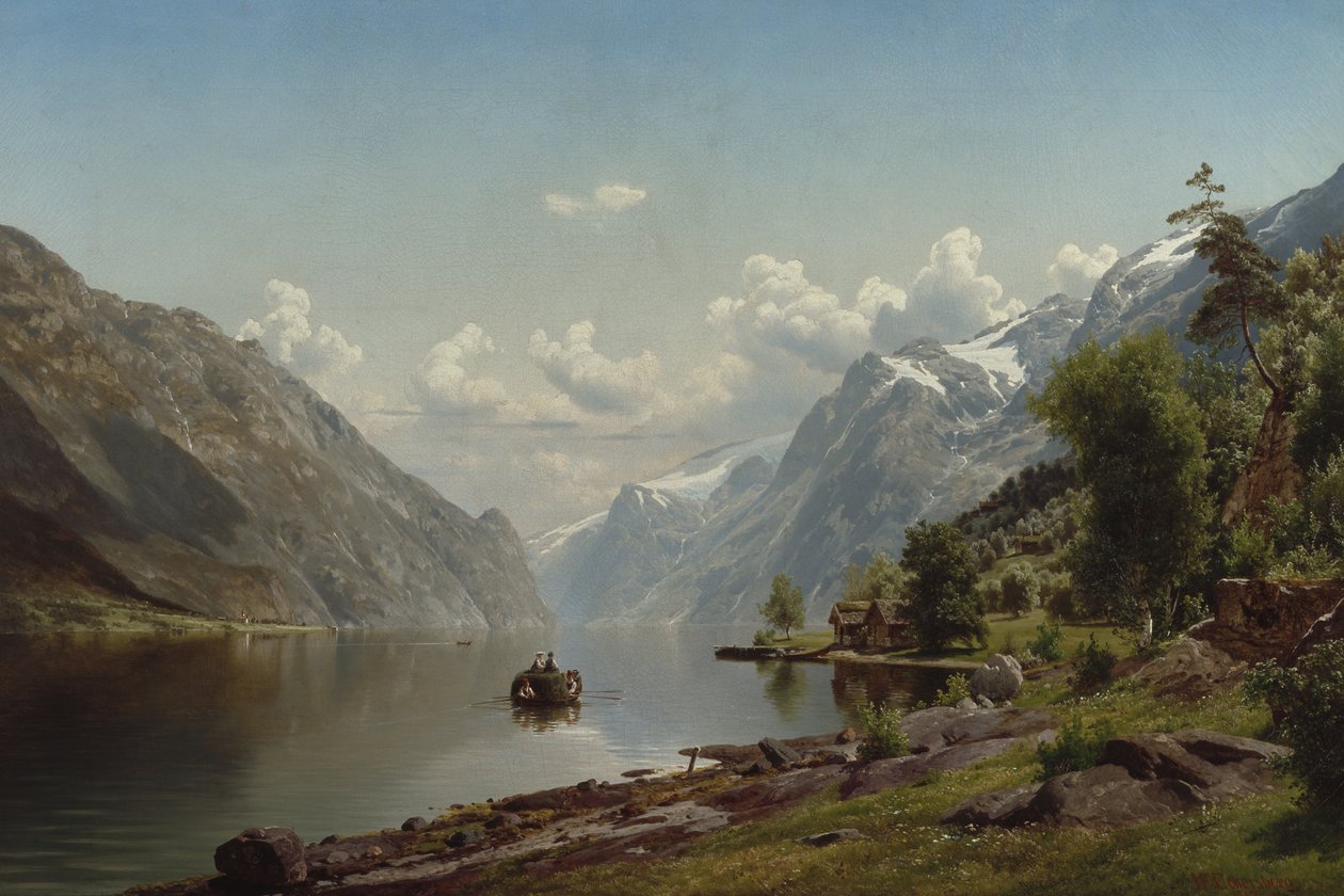 De Hardangerfjord de Johan Fredrik Eckersberg