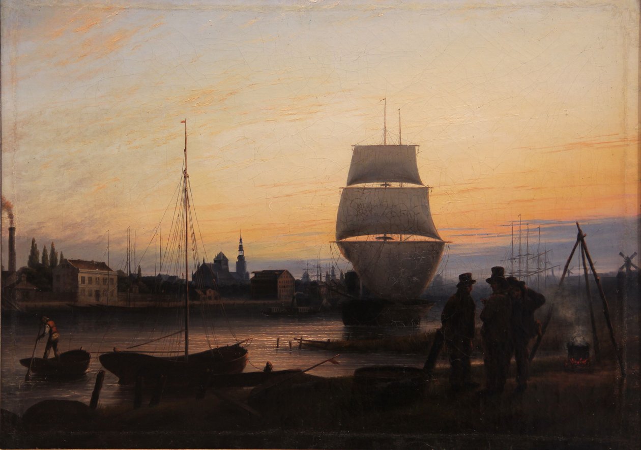 Greifswald habour de Johann Friedrich Boeck