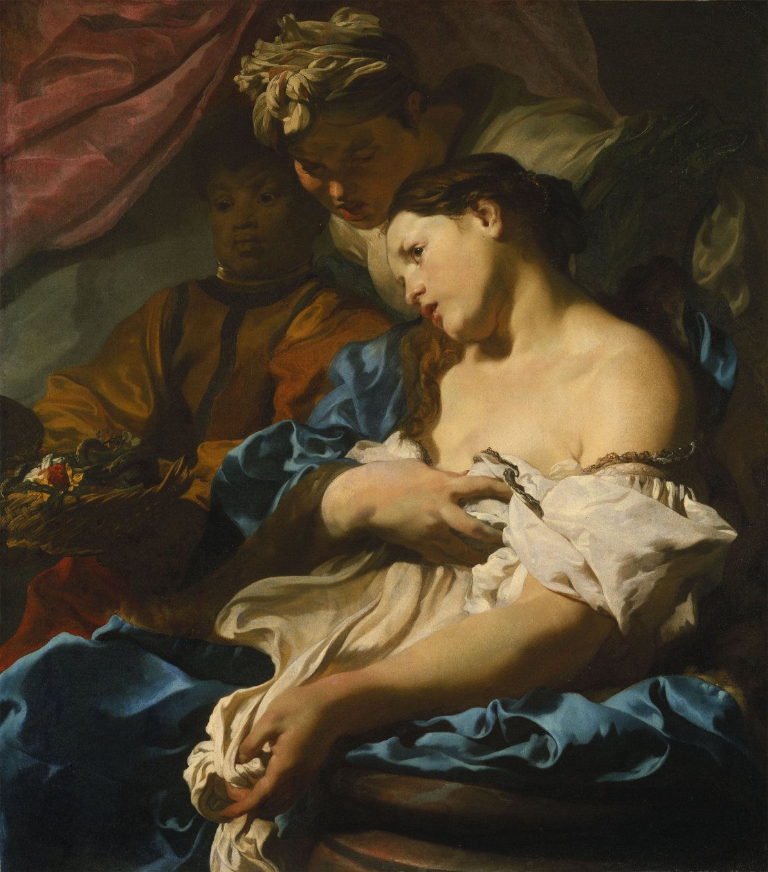 Morte de Cleópatra de Johann Liss