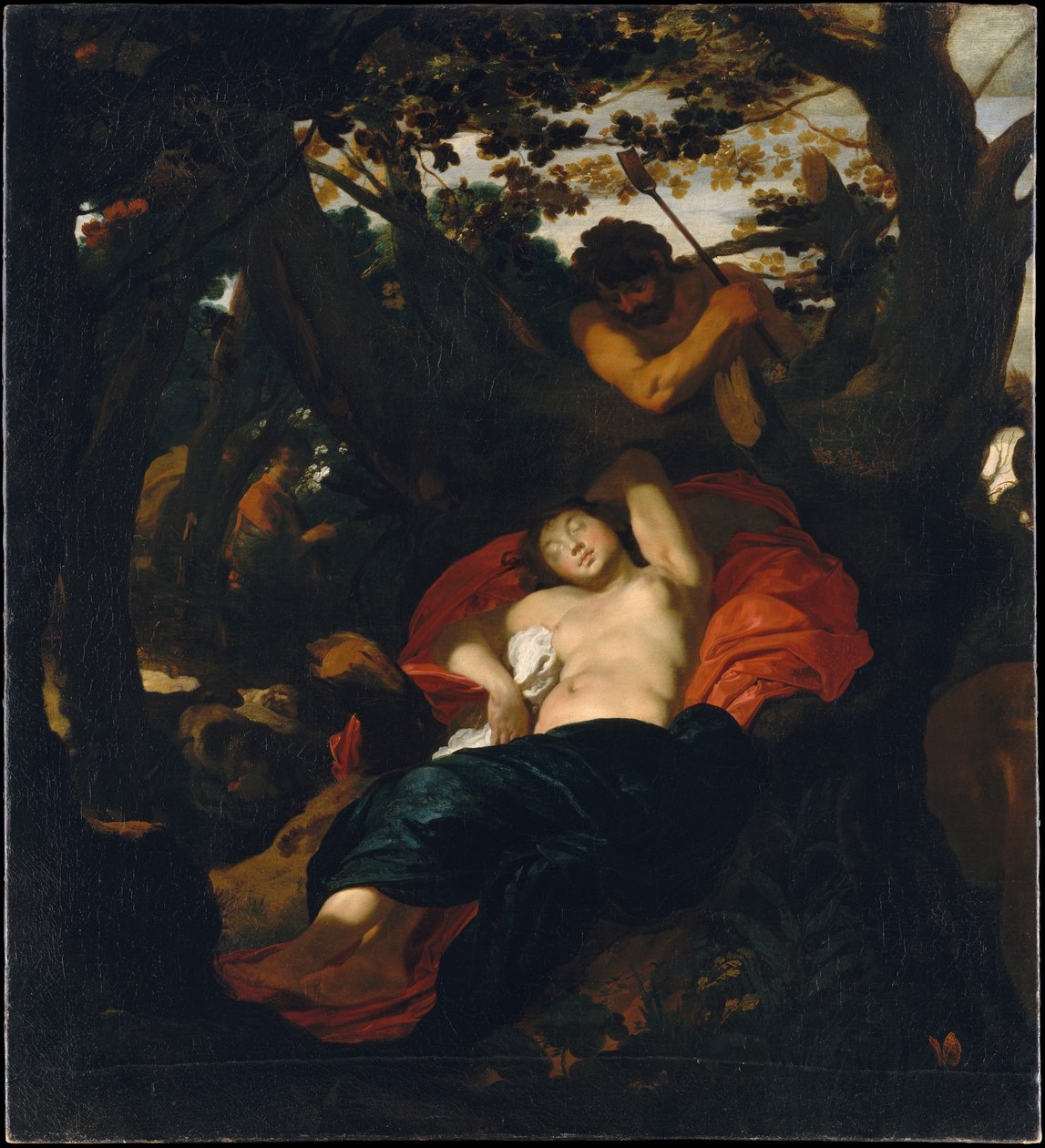 Ninfa e pastor de Johann Liss
