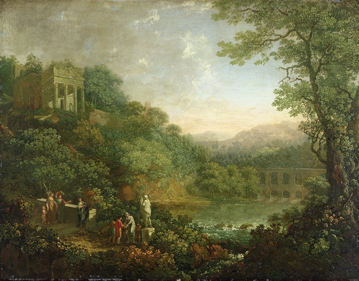 Paisagem Ideal, 1776 de Johann Sebastian Bach