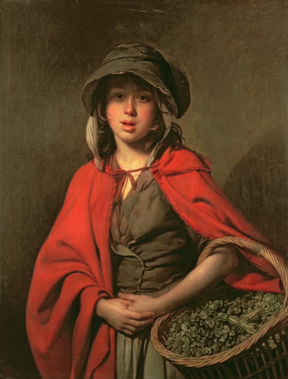 A garota de agrião de Johan Joseph Zoffany