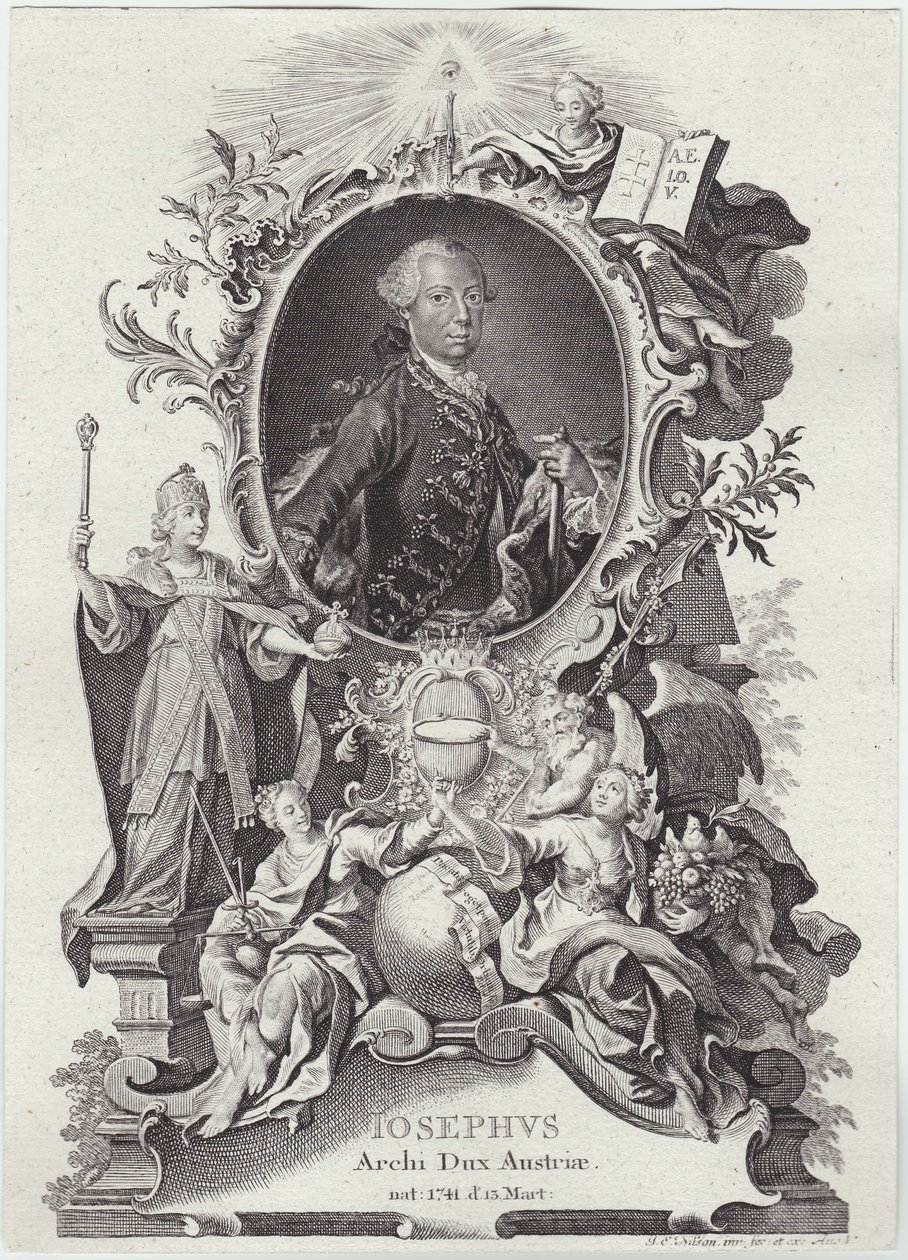 José II (1741-1790)-2 de Johann Esaias Nilson