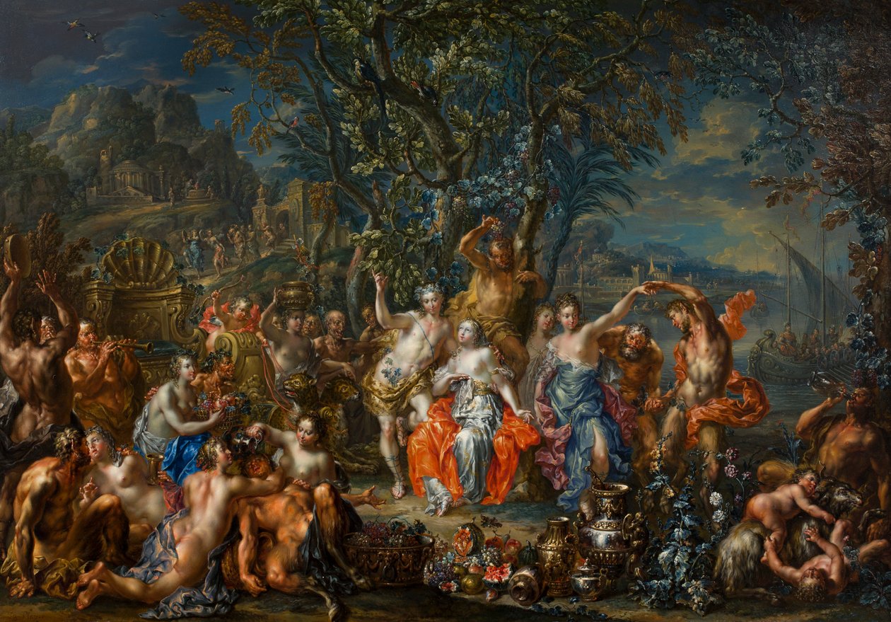 Baco e Ariadne de Johann Georg Platzer