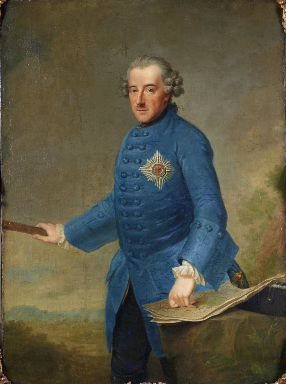 Frederico o Grande de Johann Georg Ziesenis