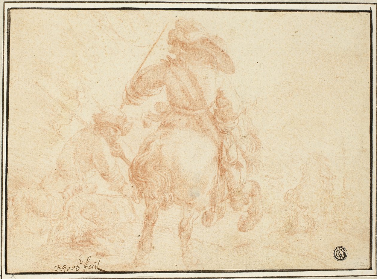 Soldados a Cavalo de Johann Heinrich Roos