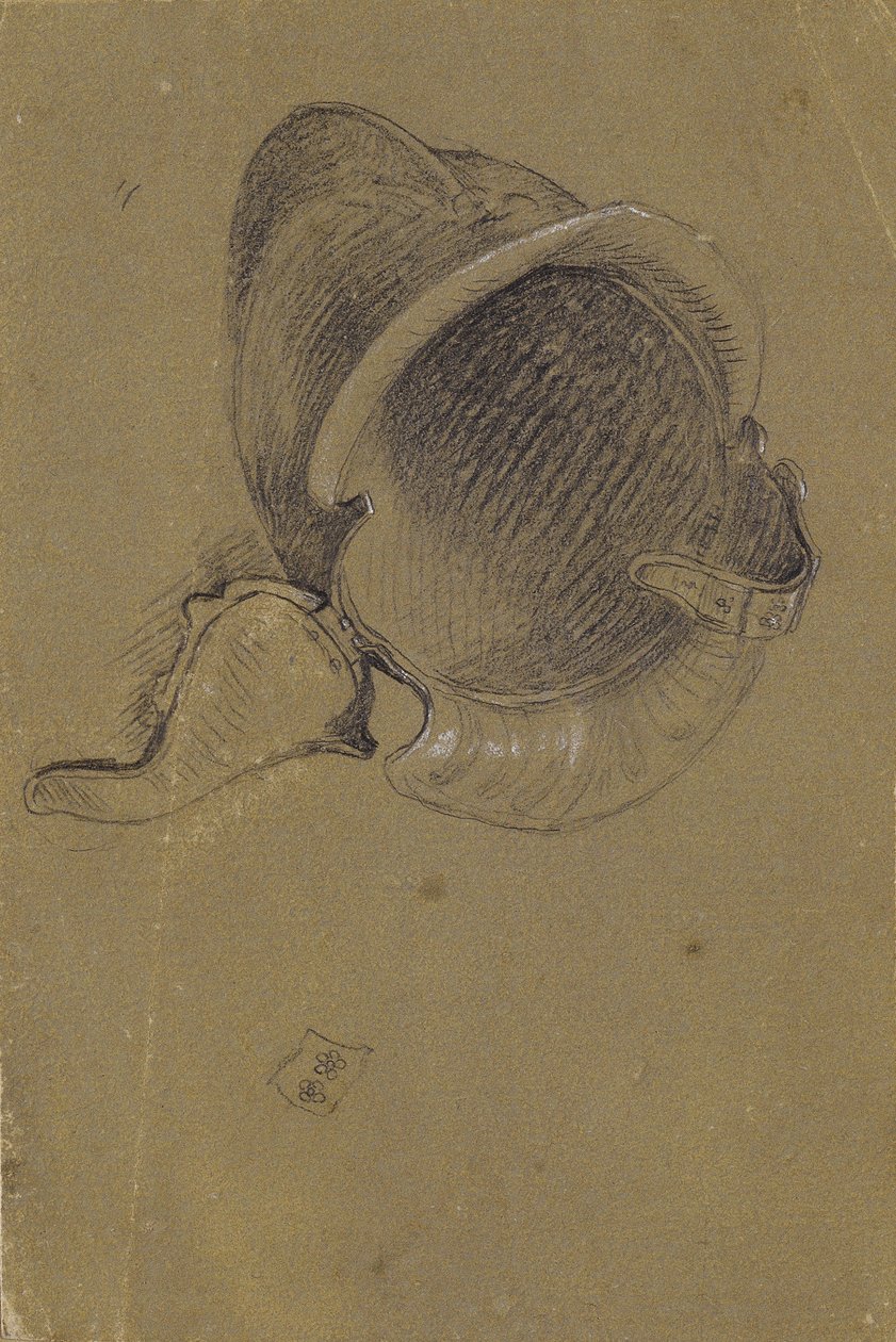 Estudo de um capacete de Johann Peter Krafft