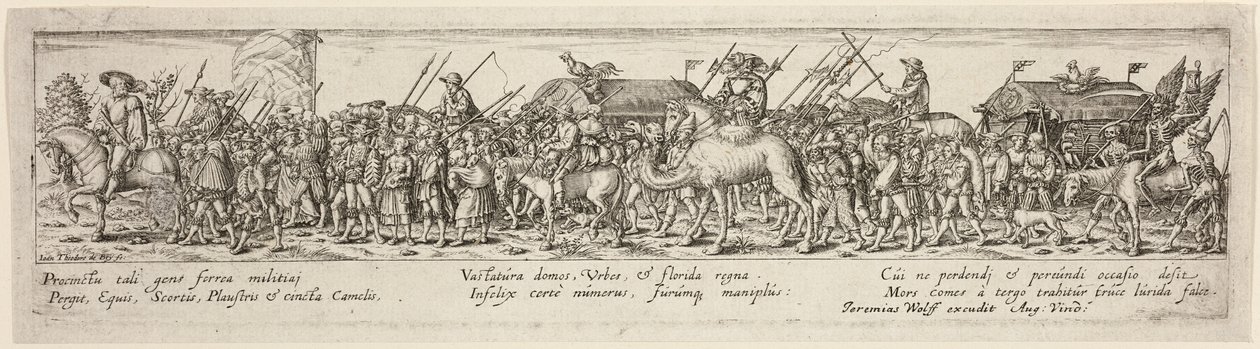 O triunfo da morte de Johann Theodor de Bry