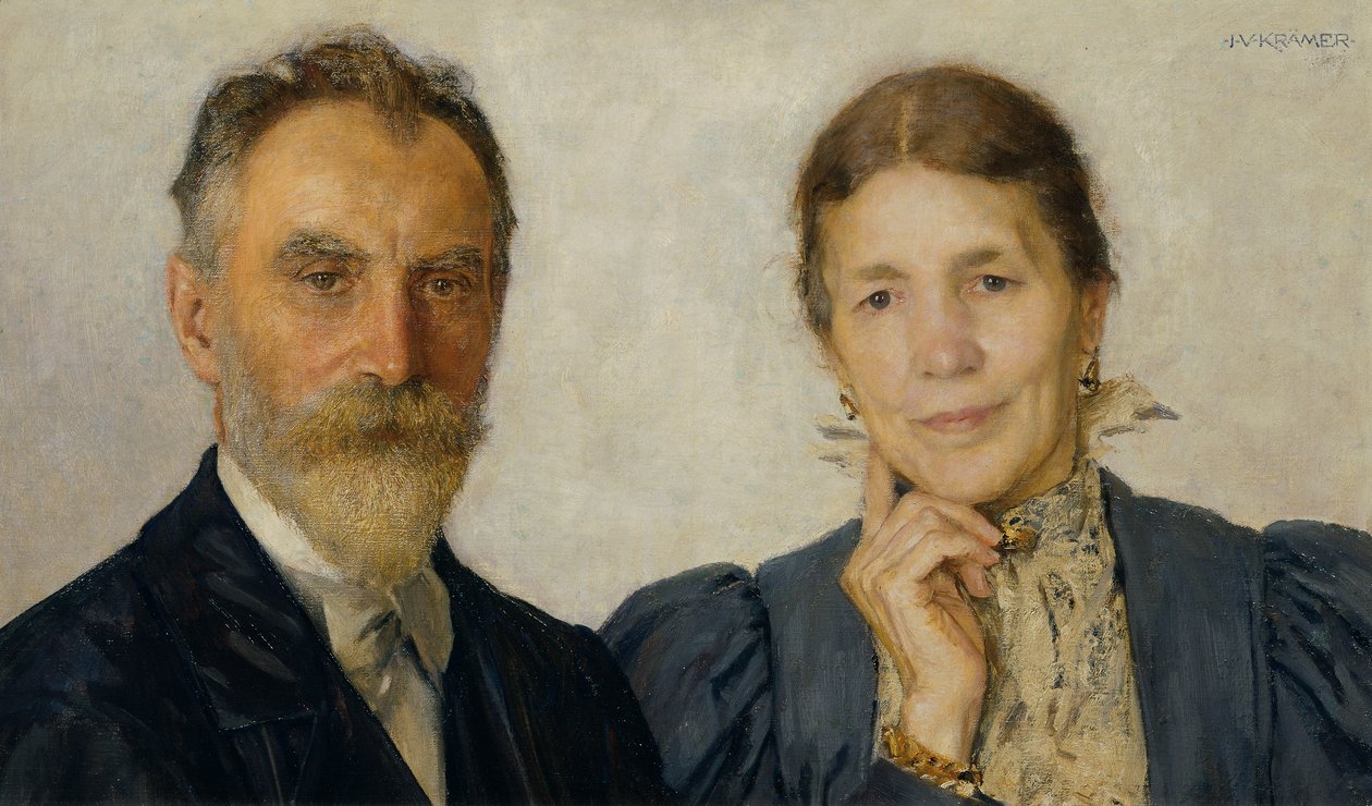 Os pais do artista de Johann Victor Krämer