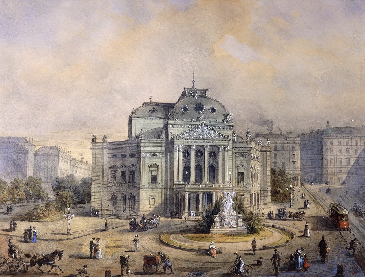 Teatro Volks, Viena de Johann Wilhelm Frey