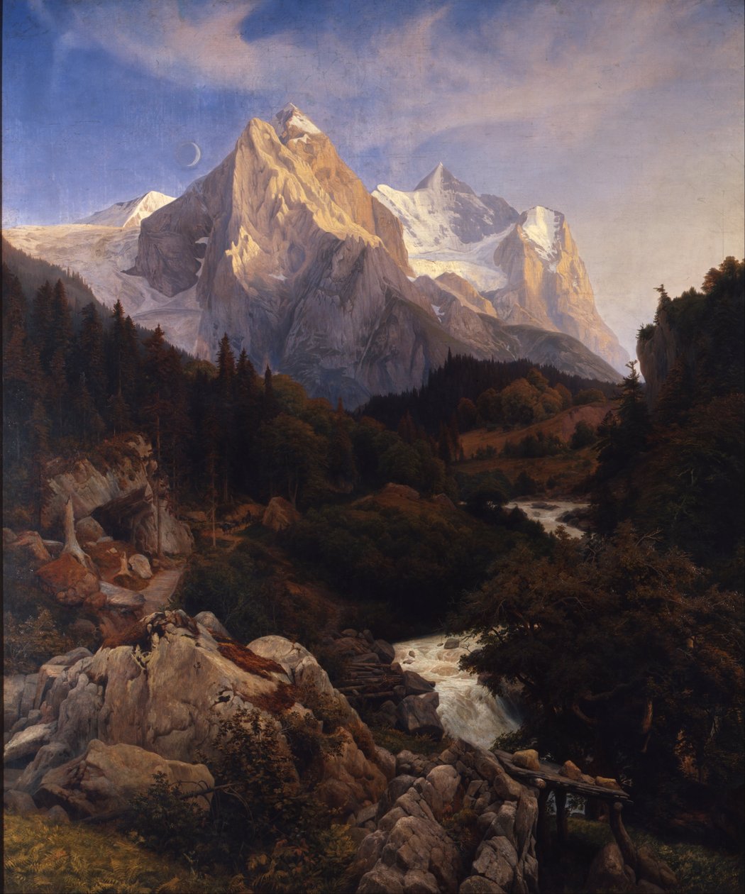 O Wetterhorn de Johann Wilhelm Schirmer