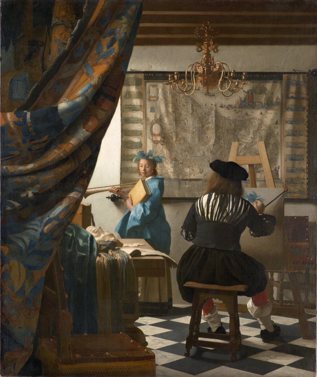 A arte da pintura de Jan Vermeer van Delft