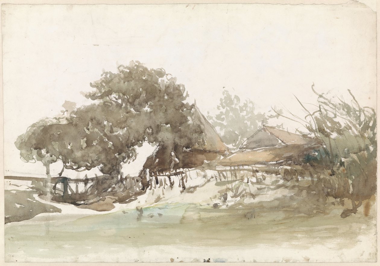 Fazendas em Waalsdorp de Johannes Bosboom