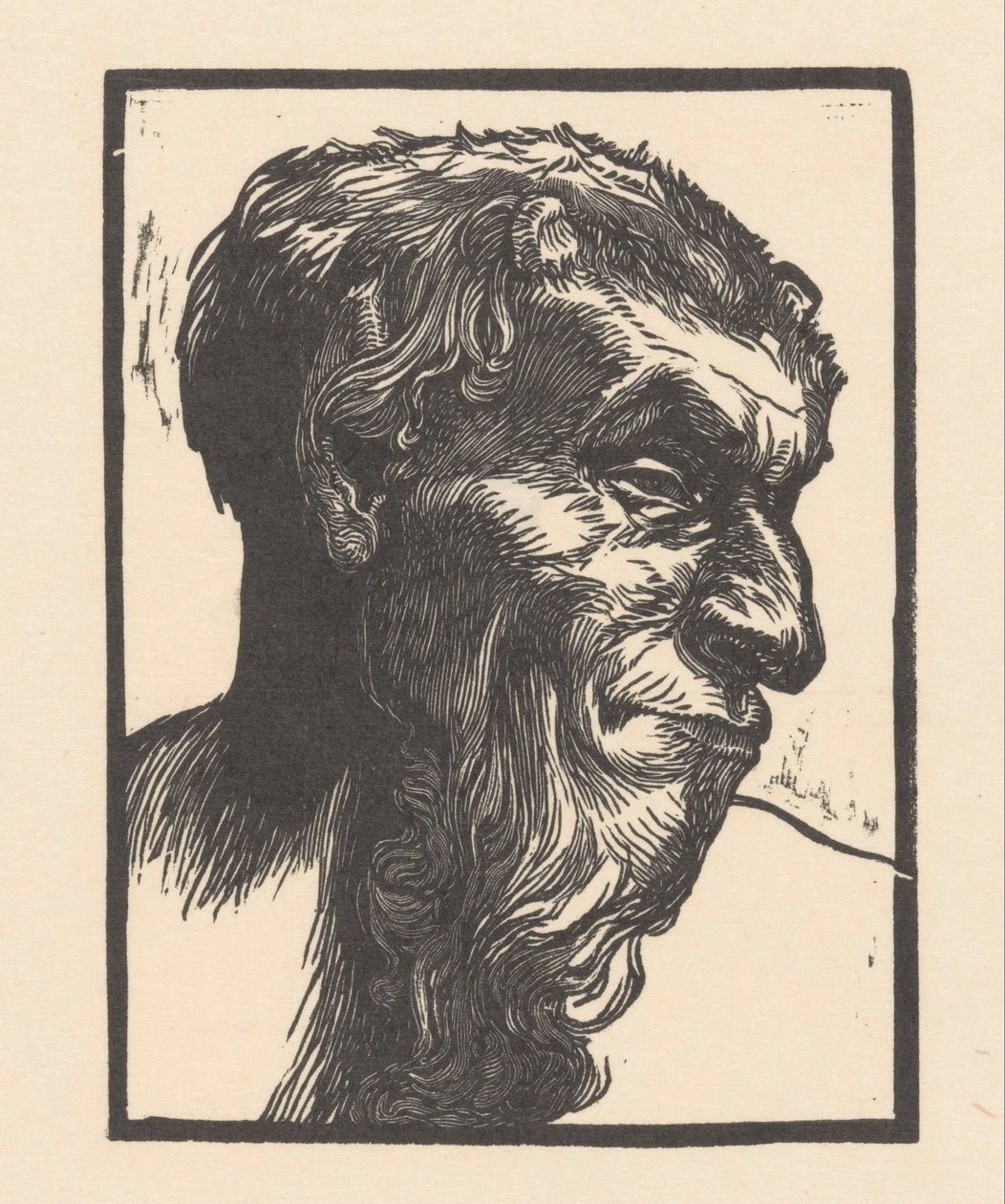 Cabeça de um fauno de Johannes Josephus Aarts