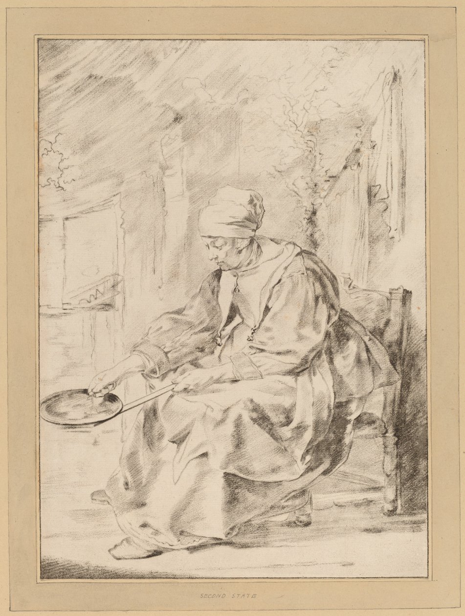 Mulher Panqueca, 1768. de Johannes Kornlein
