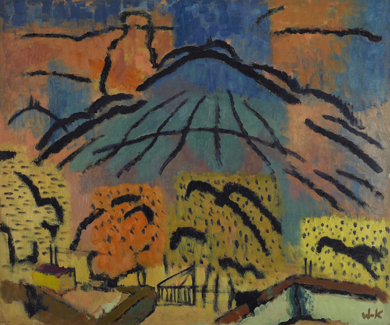 Montanha perto de Metzinger de Johans Valters