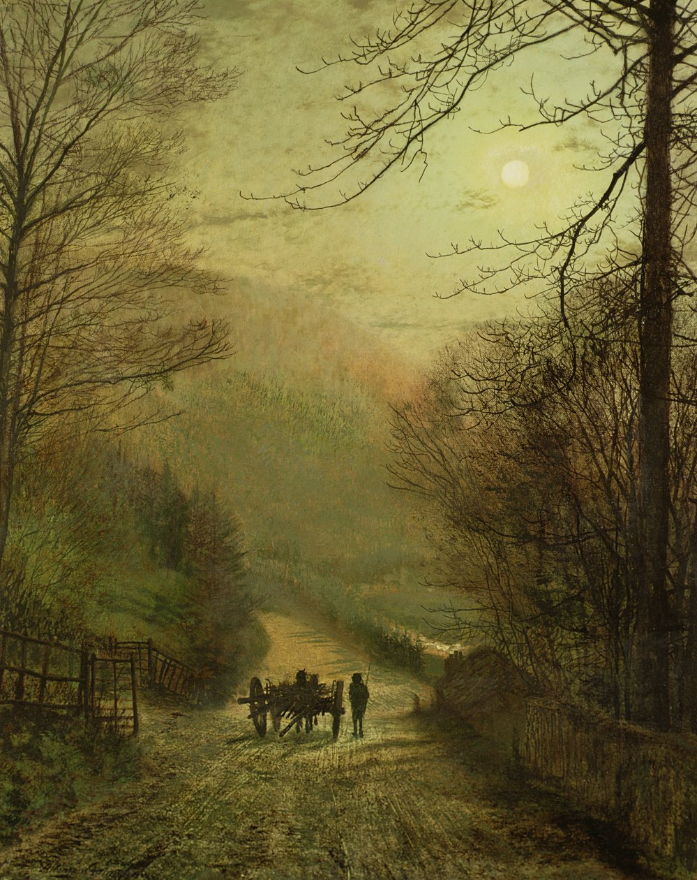 Forge Valley, Scarborough de John Atkinson Grimshaw