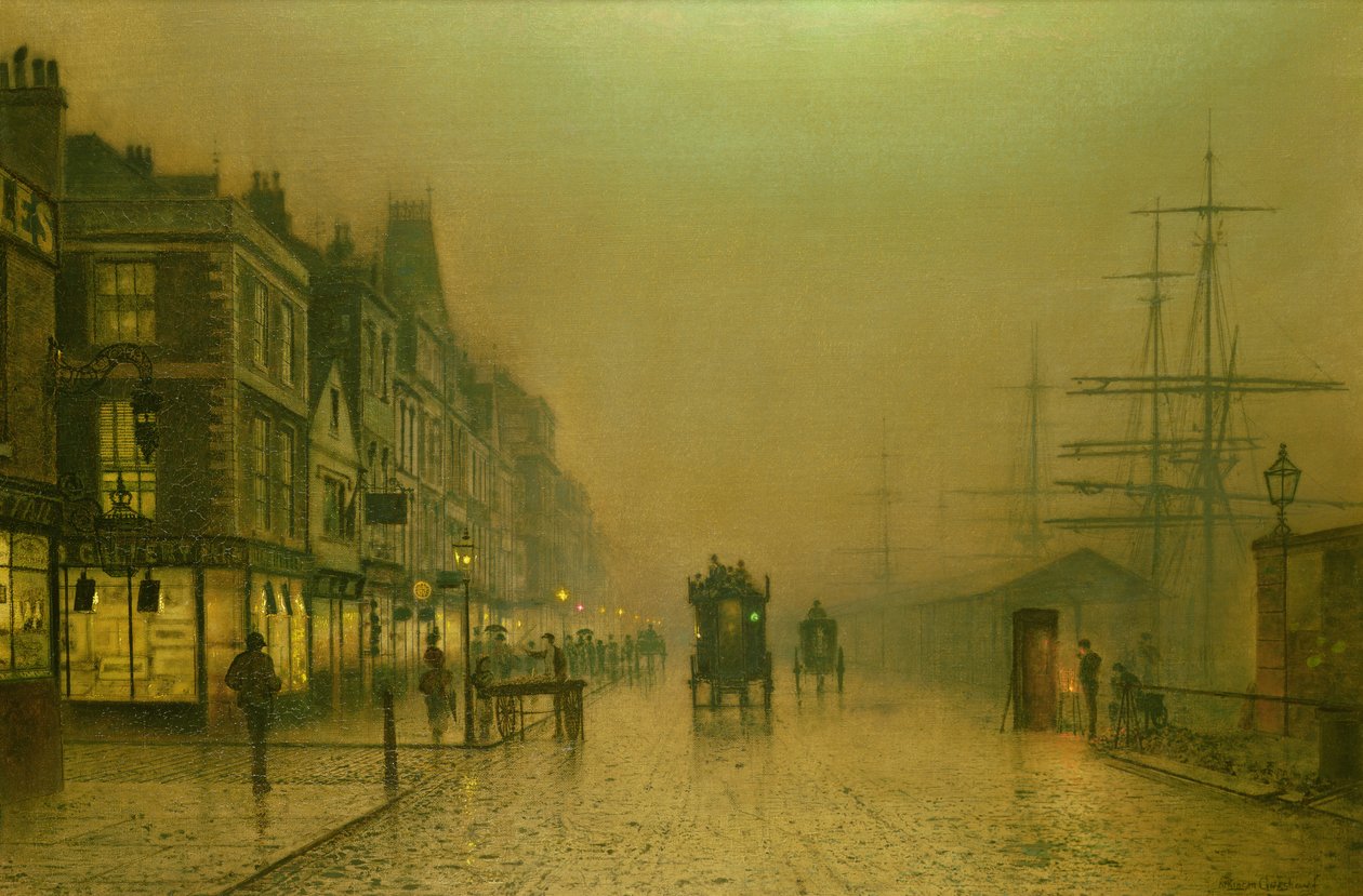 Docas de Liverpool de John Atkinson Grimshaw