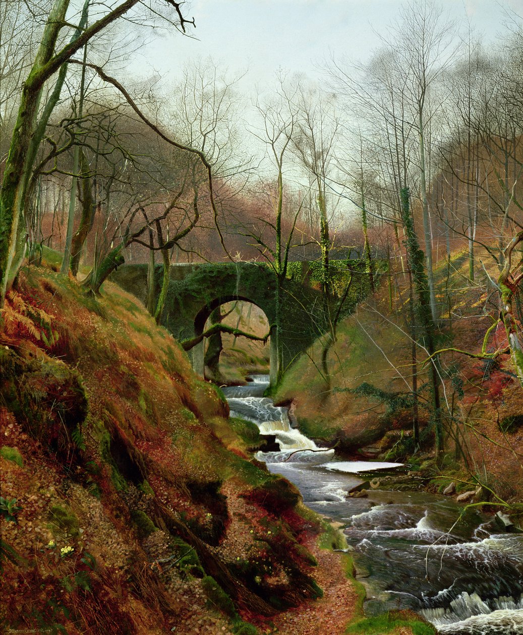 Manhã de março de John Atkinson Grimshaw