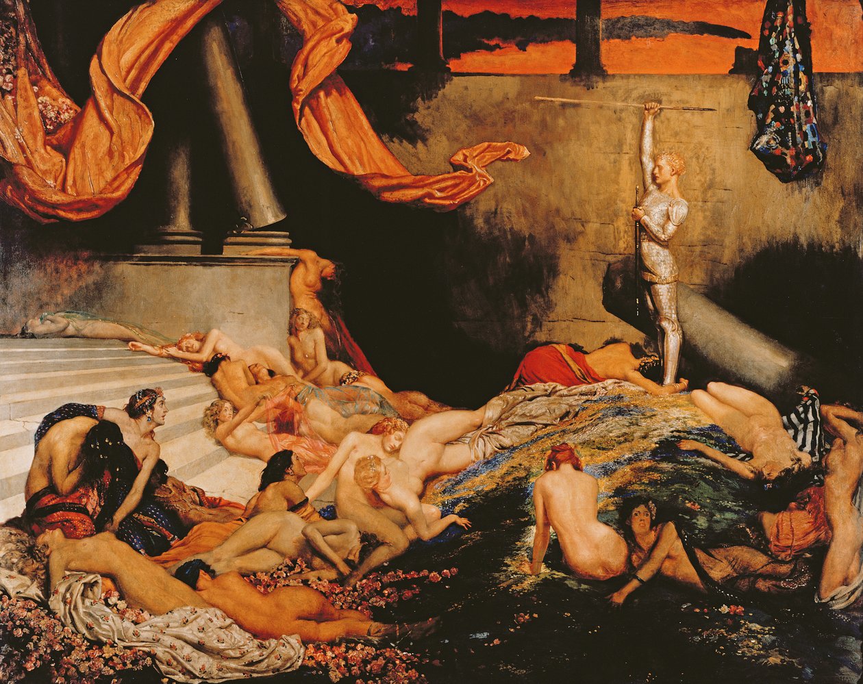 A lança aprisionada de John Byam Liston Shaw