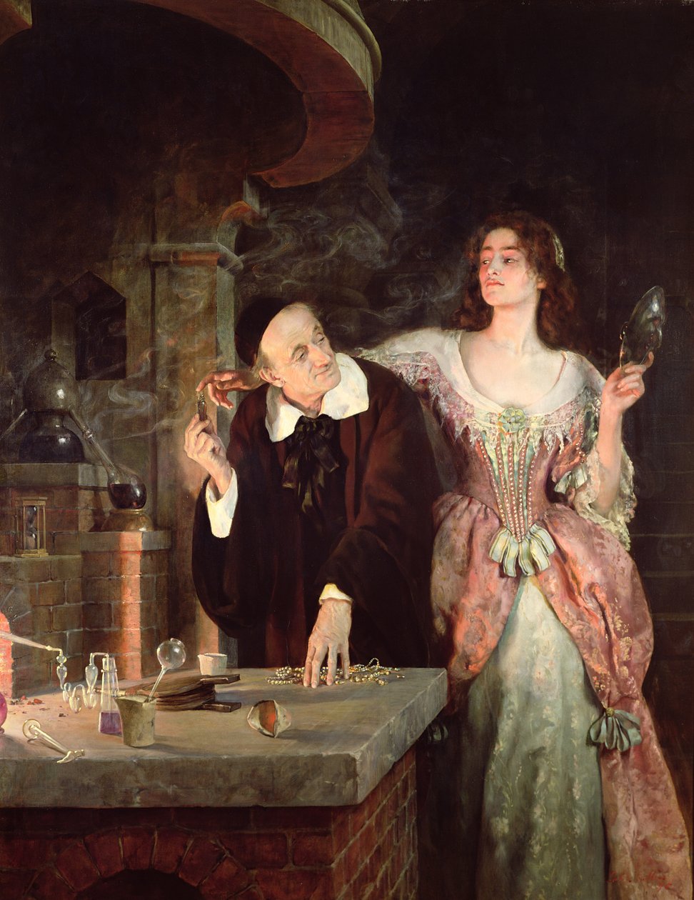 O Laboratório, 1895 de John Collier