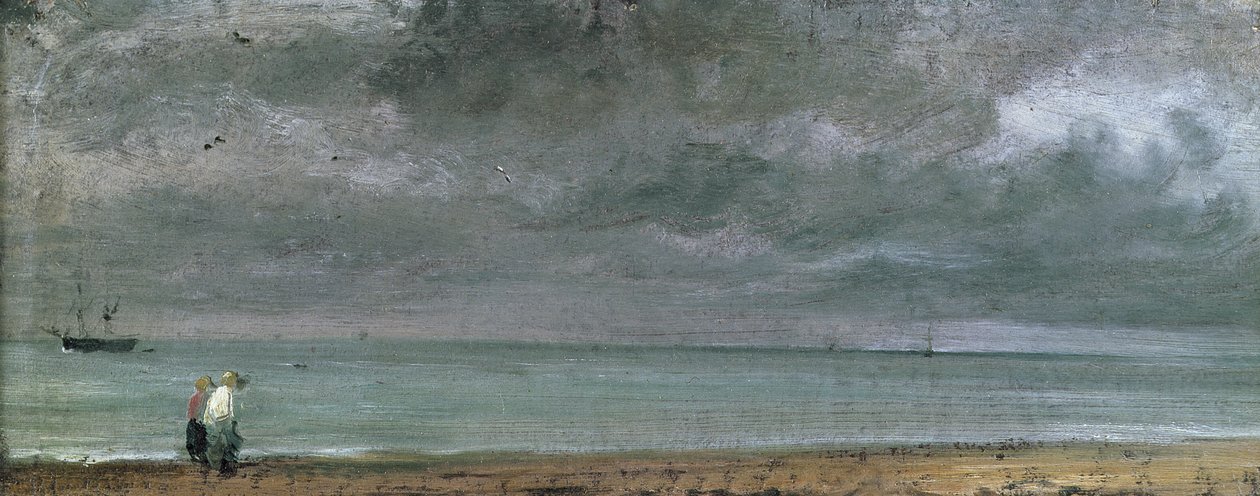 praia de Brighton de John Constable