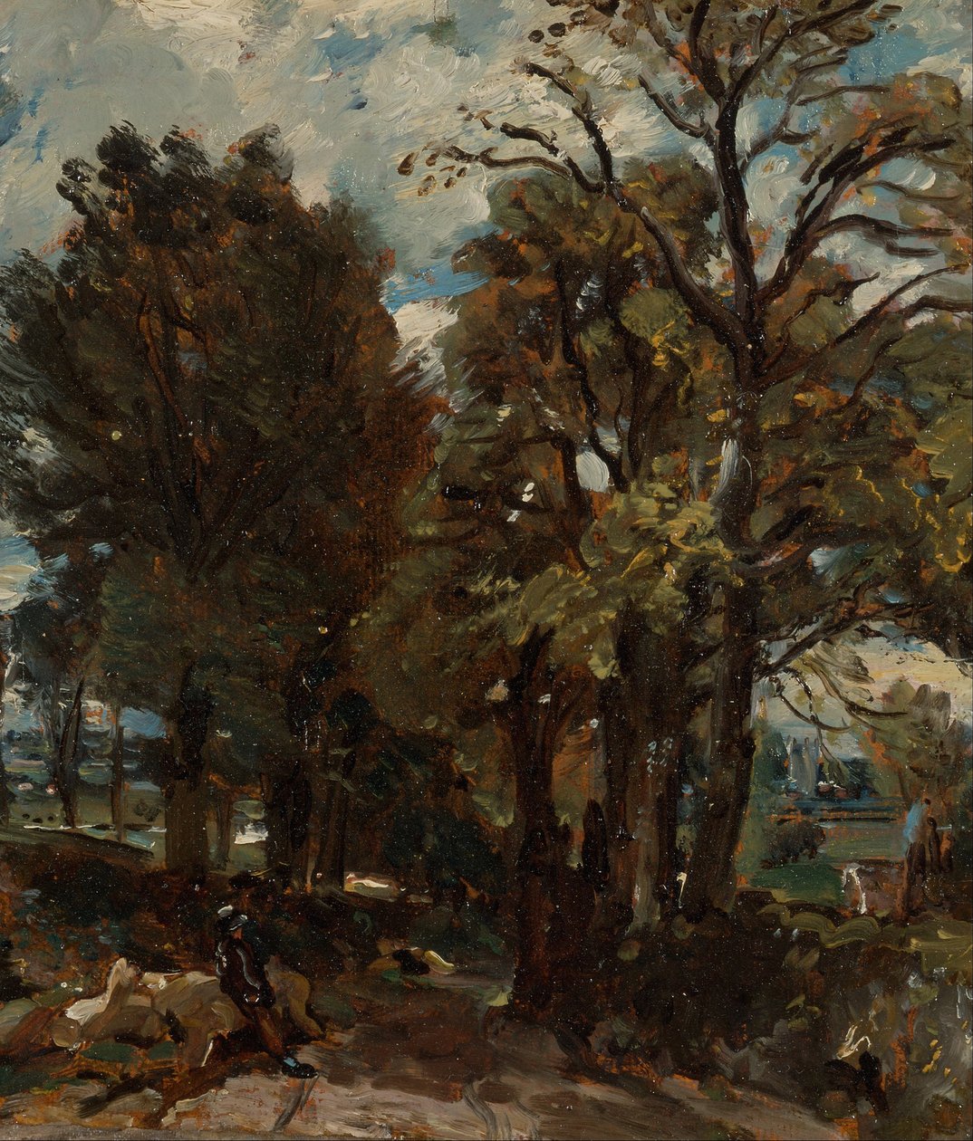 Fen Lane, East Bergholt de John Constable