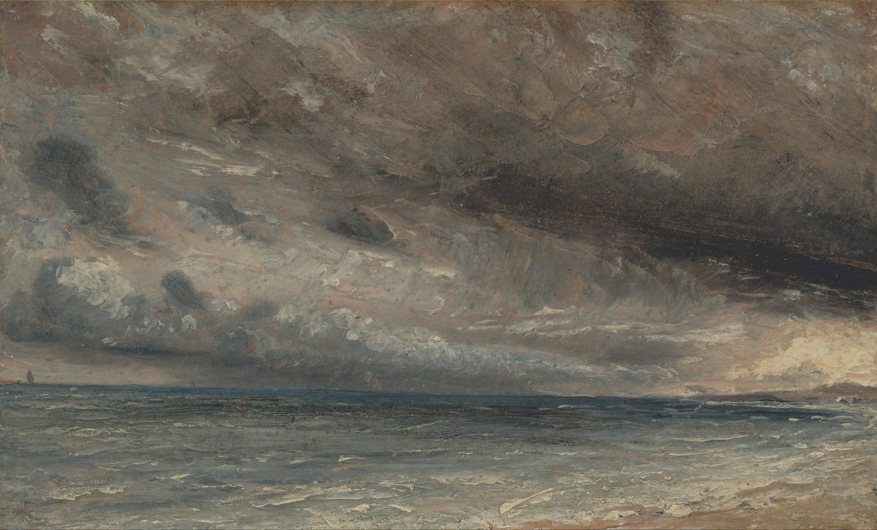 Mar tempestuoso, Brighton de John Constable