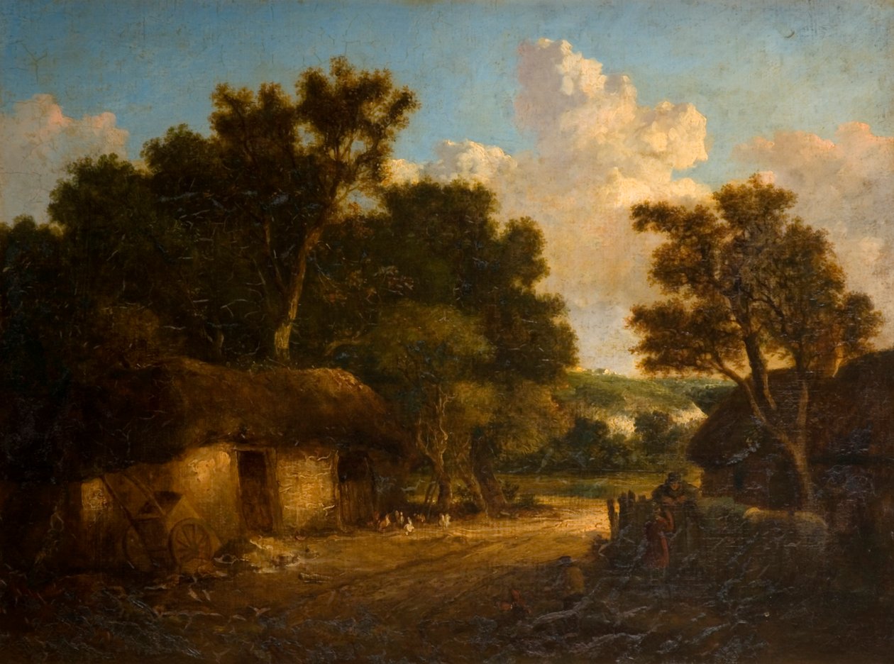 Paisagem com casa de campo de John Crome