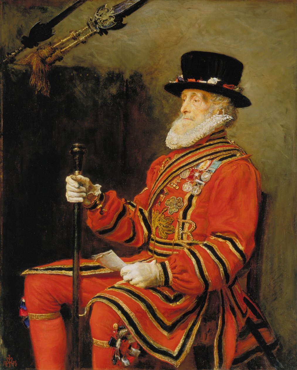 O Yeoman da guarda de John Everett Millais