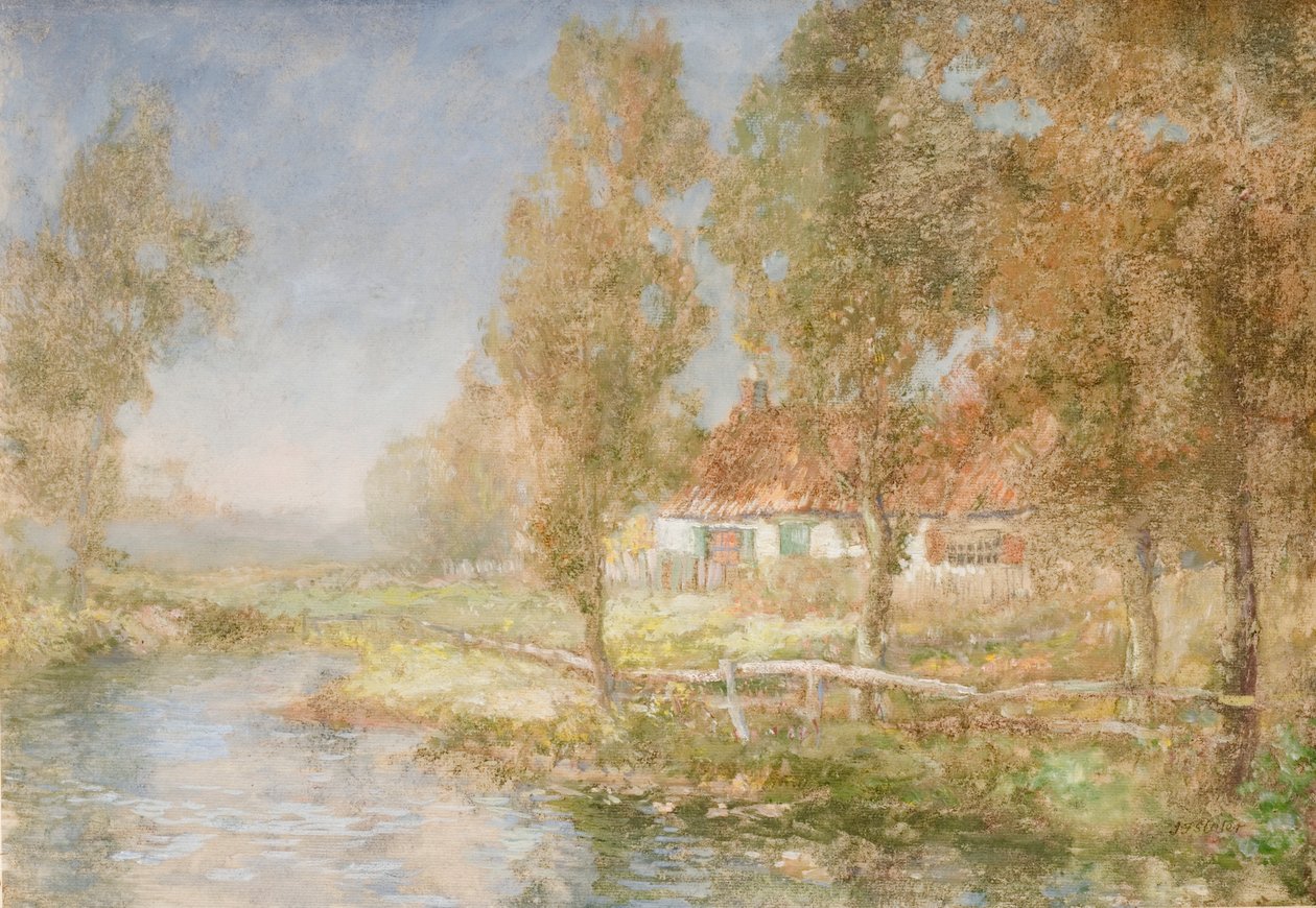 Cottage e Stream de John Falconar Slater