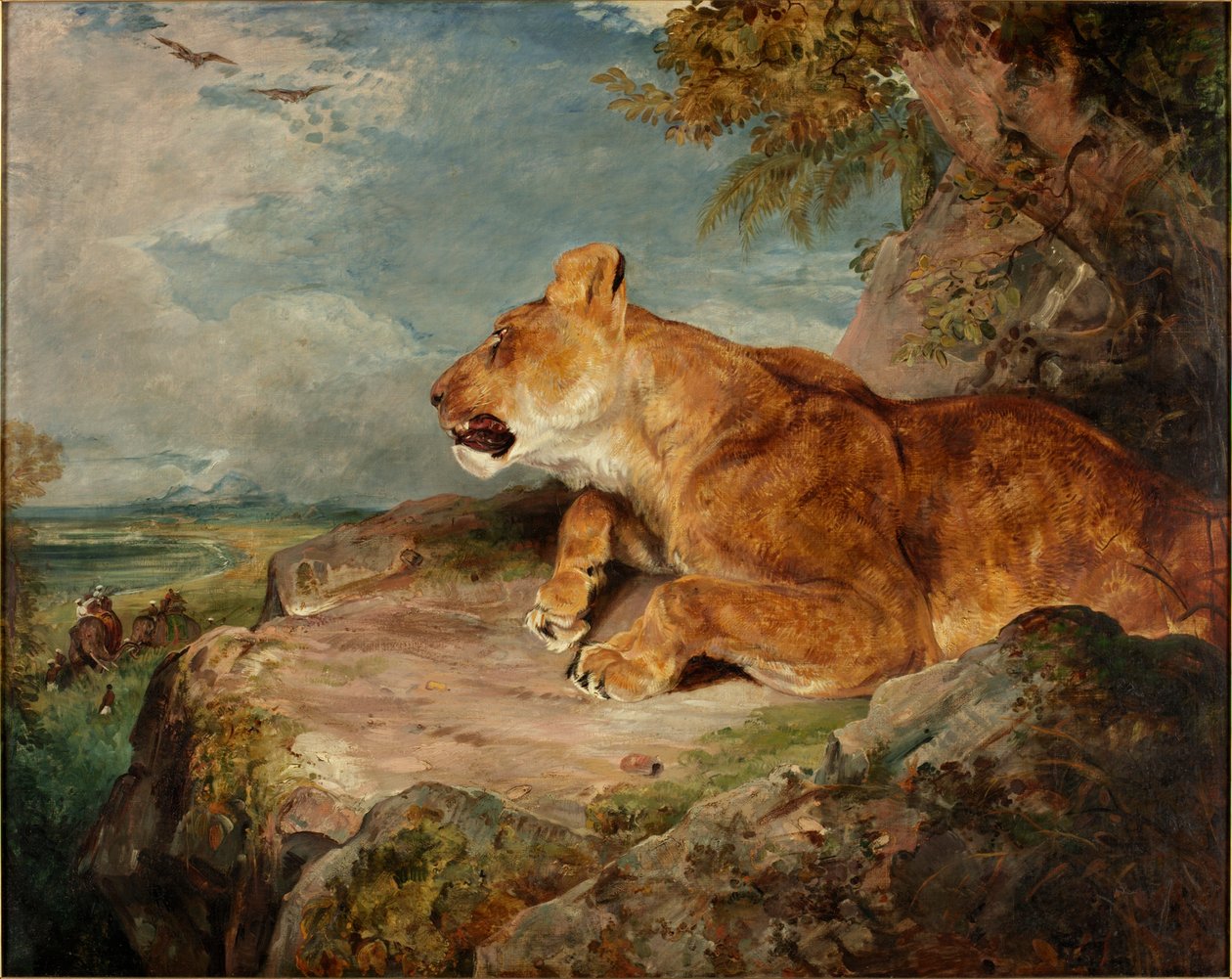A leoa, c.1824-27 de John Frederick Lewis