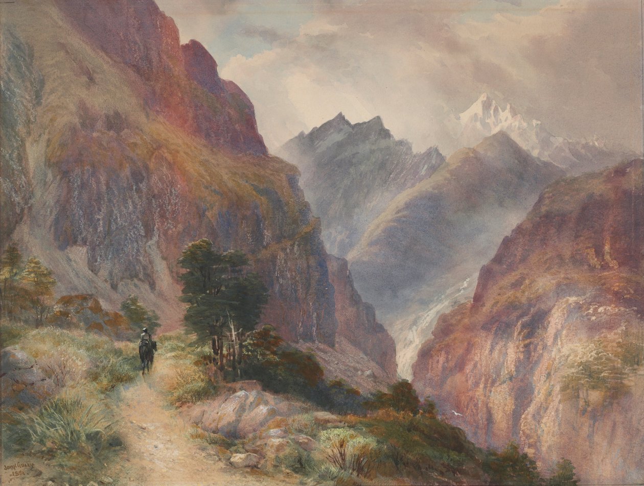 Nos Alpes do Sul de John Gully