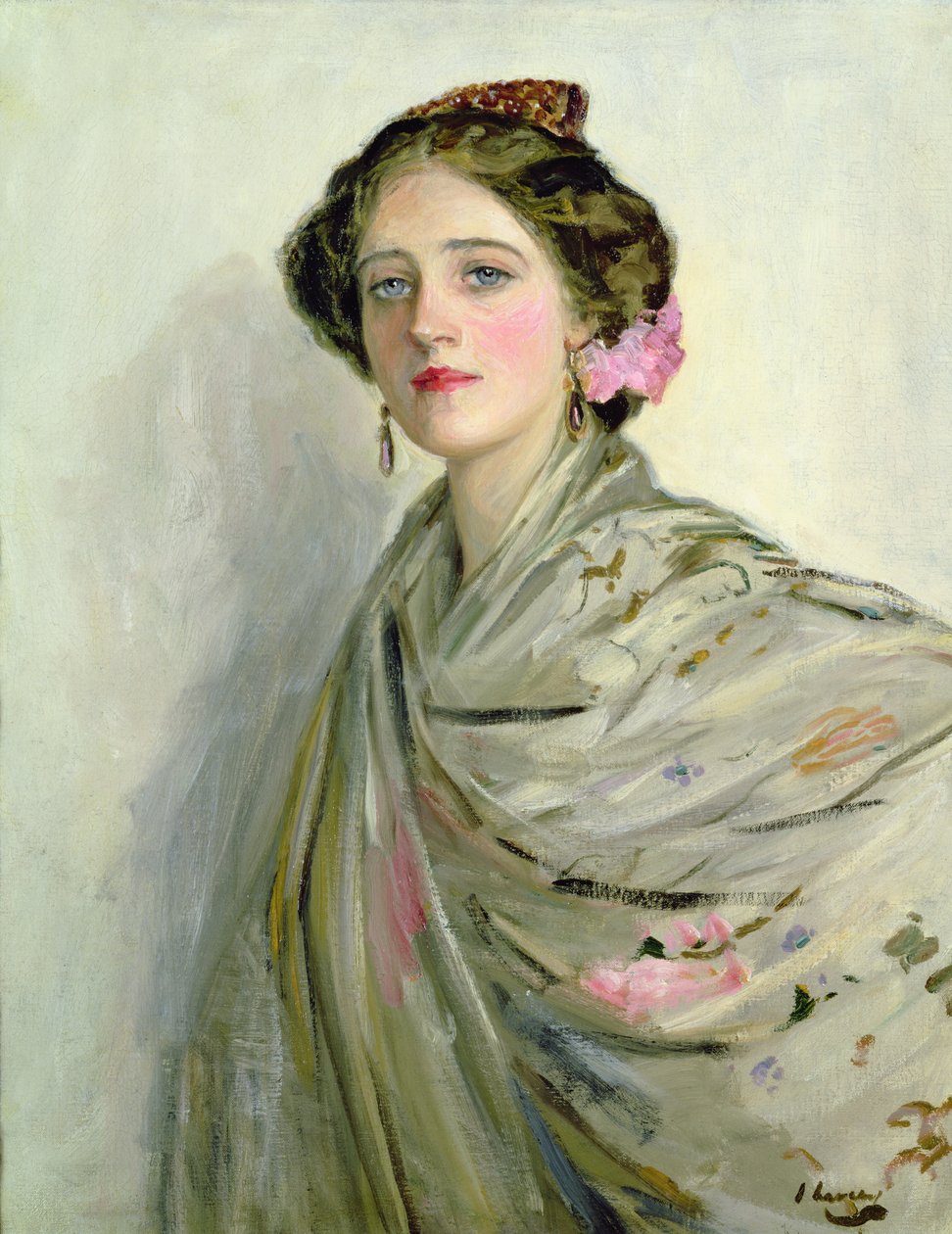 &39;A Fair Spanish&39;, retrato de Mrs Chowne de John Lavery